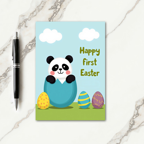 Cute Spring Bear Greeting Card