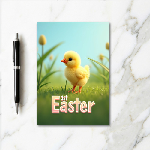Cute Spring Bird Easter Card