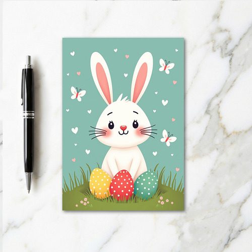 Cute Spring Bunny Friend Card