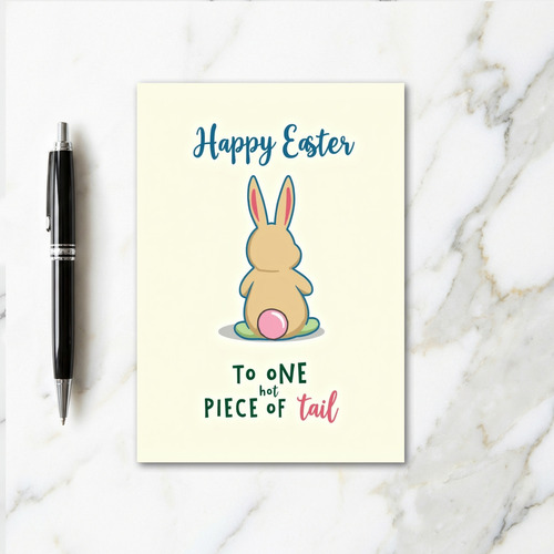 Cute Spring Bunny Fun Message Card