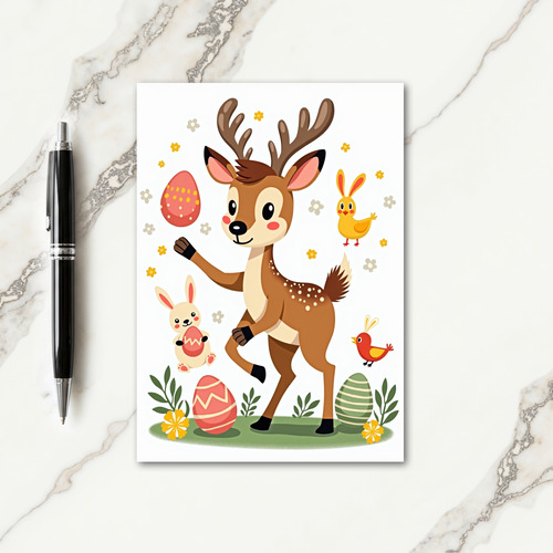 Cute Spring Creature Celebration Card