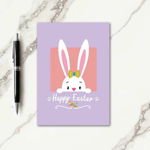 Cute Spring Creature Peek Card