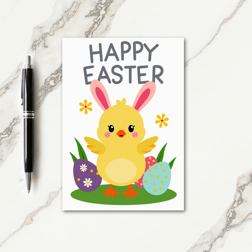 Cute Spring Fledgling Holiday Card