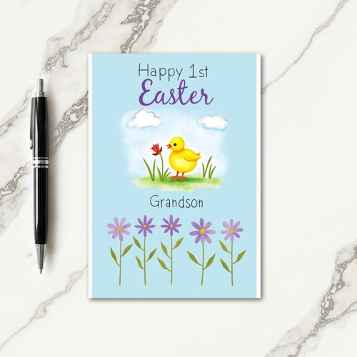 Cute Spring Hatchling Greeting Card