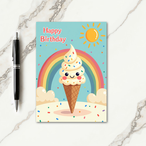 Cute Sprinkle Birthday Card