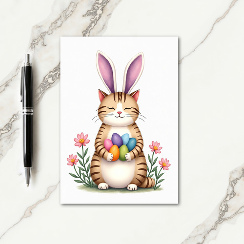 Cute Striped Critter Friend Card