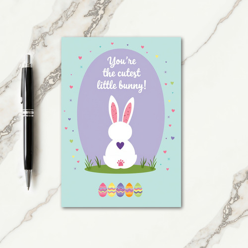 Cutest Little Bunny Art Card