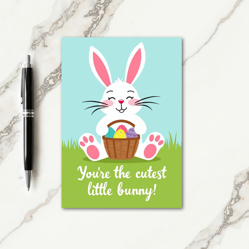Cutest Little Bunny Friend Card