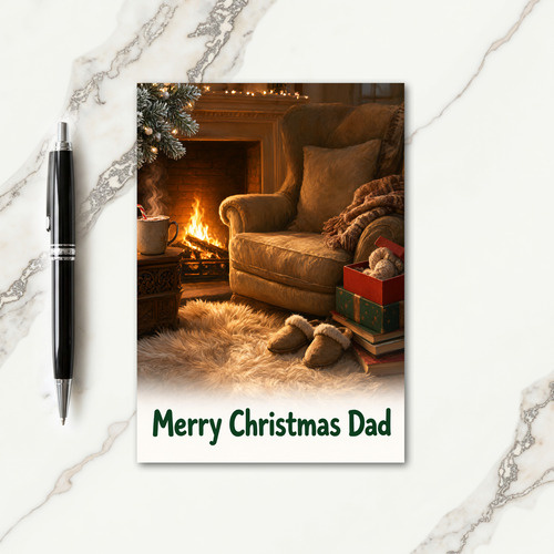 Dad Christmas Card