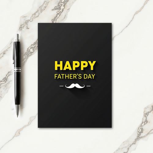 Dad Icon Graphic Fathers Day Card
