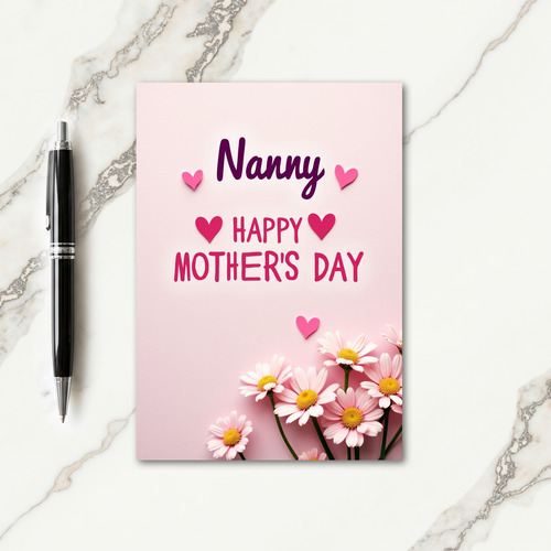 Daisies Nanny Mothers Day Card