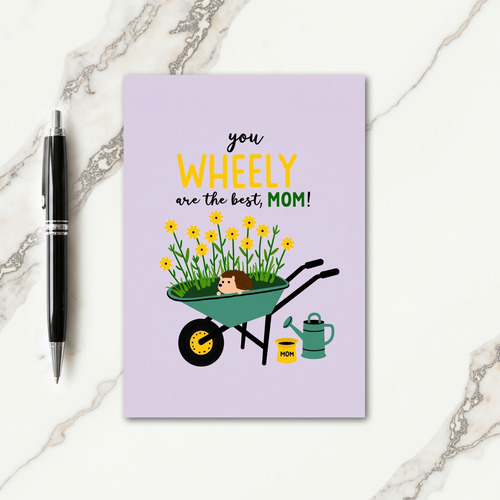 Daisies Wheelbarrow Mothers Day Card