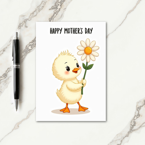 Daisy Bird Mothers Day Card