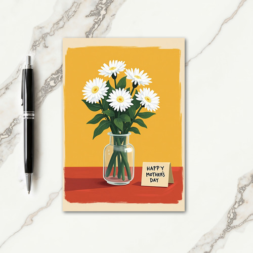 Daisy Bouquet Mothers Day Card