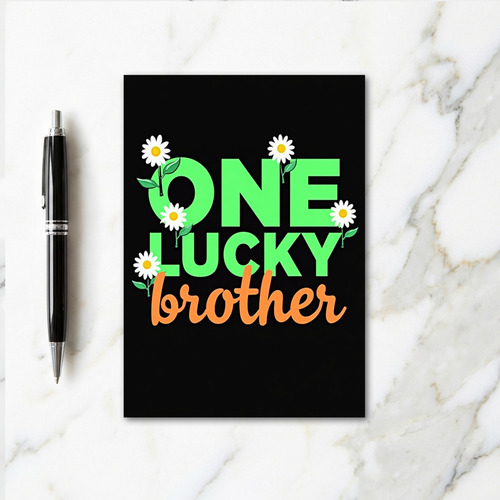 Daisy Brother Luck Card
