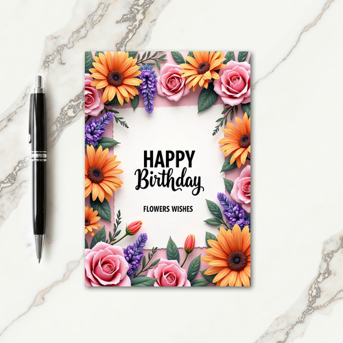 Daisy Delight Birthday Card