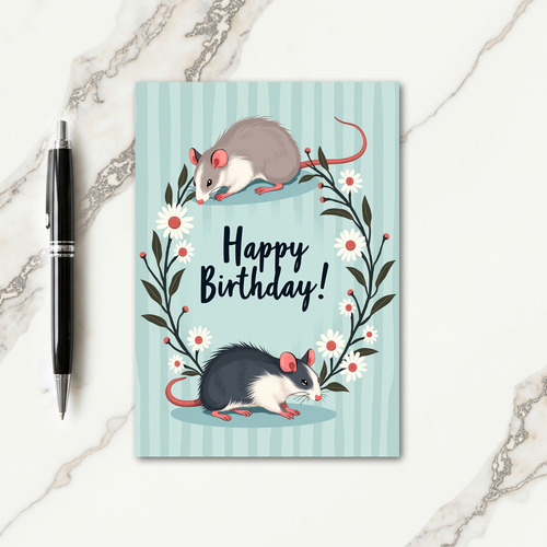Daisy Foliage Celebration Card