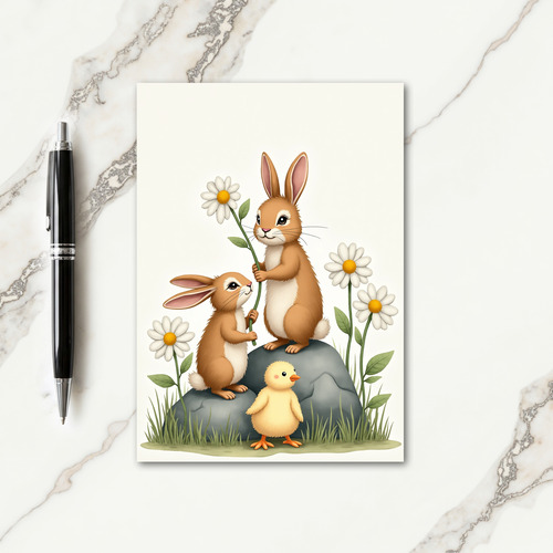 Daisy Friends Spring Card