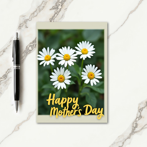 Daisy Mothers Day Greeting Card