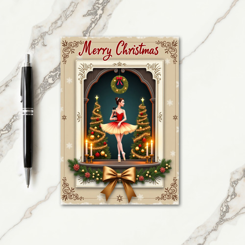 Dancers Christmas Glow Card