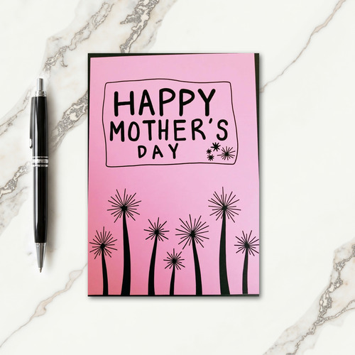 Dandelion Happy Mothers Day Card