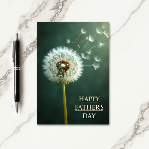 Dandelion Sweet Fathers Day Card