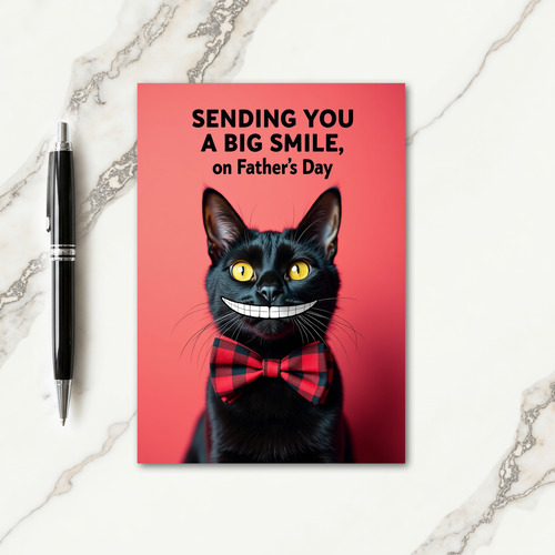 Dapper Cat Sweet Fathers Day Card