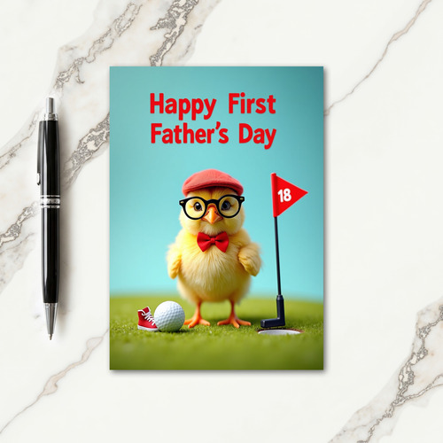 Dapper Chick Fathers Day Card