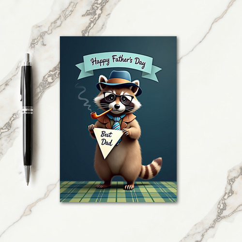 Dapper Dad Woodland Card