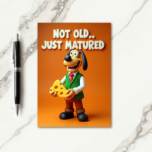 Dapper Dog Birthday Card