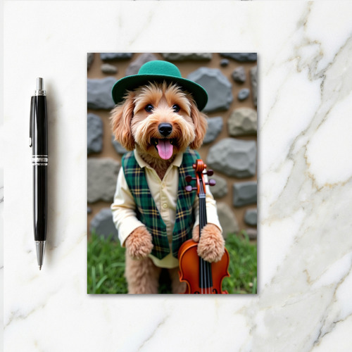 Dapper Dog Serenade Card