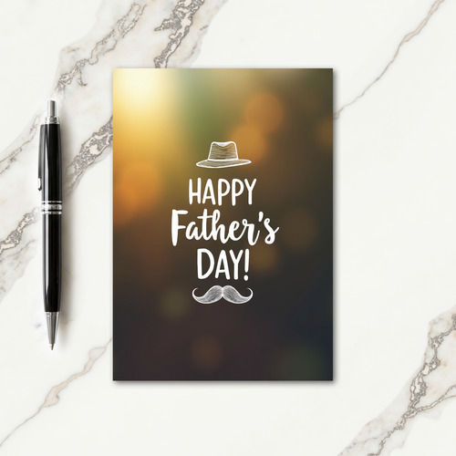 Dapper Fathers Day Art Card