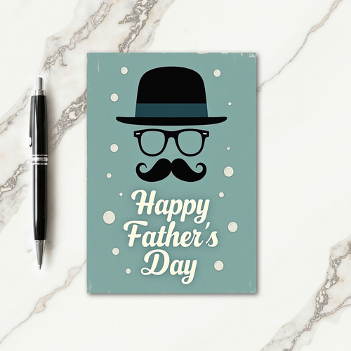 Dapper Fathers Day Themed Card