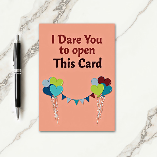 Daring Birthday Hearts Card