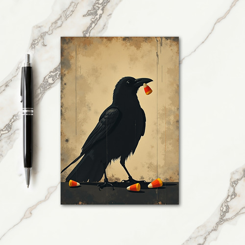 Dark Birds Sweet Treat Card