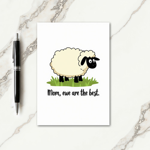 Darling Ewe Mothers Day Card