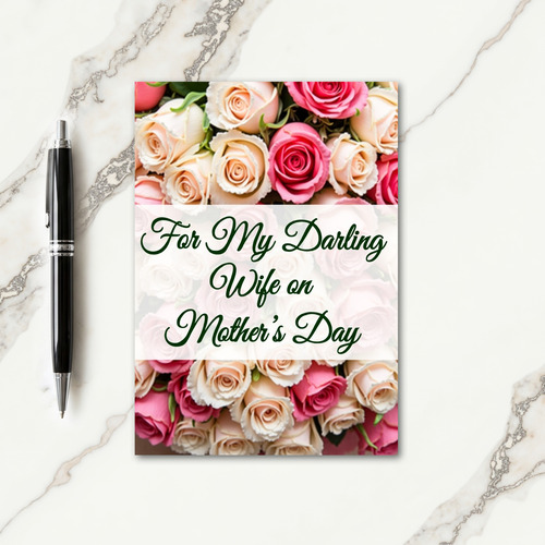 Darling Wife Mothers Day Card