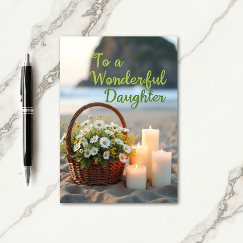 Daughter Floral Mothers Day Card