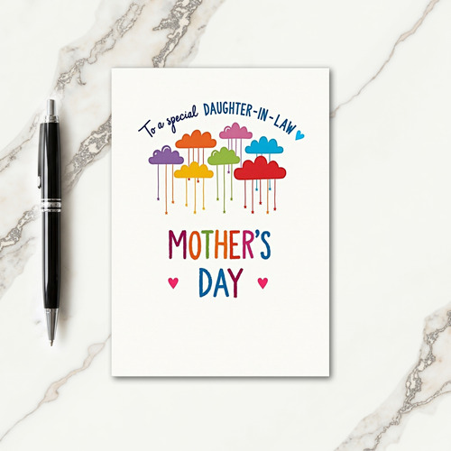 Daughter In Law Cloudburst Card