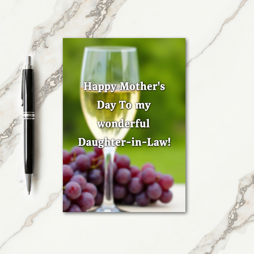 Daughter In Law Mothers Day Card