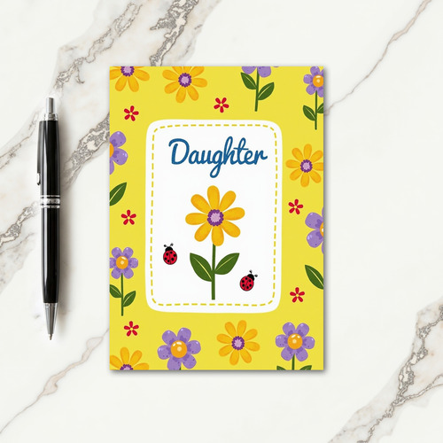 Daughter Mothers Day Blossom Card
