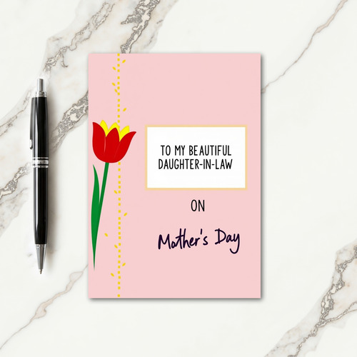 Daughterinlaw Mothers Day Card