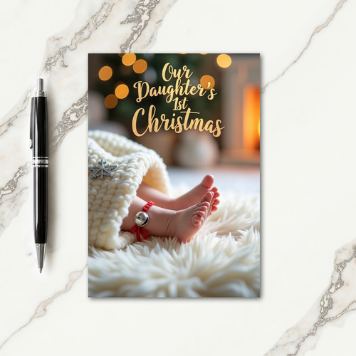 Daughters First Christmas Card