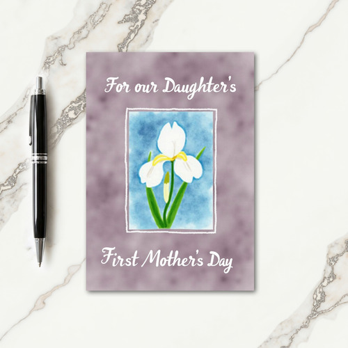 Daughters First Mothers Day Flower Card