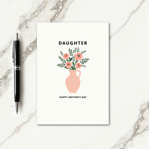 Daughters Floral Card