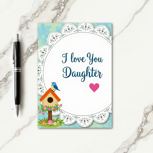 Daughters Floral Love Card