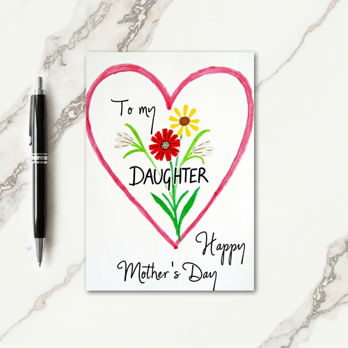 Daughters Joyful Mothers Day Card