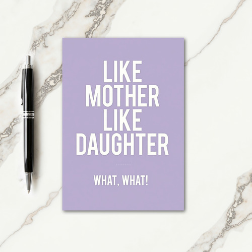 Daughters Love Mothers Day Card