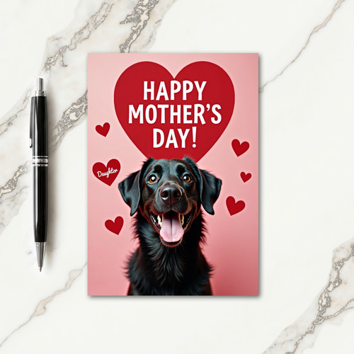 Daughters Loving Mothers Day Card