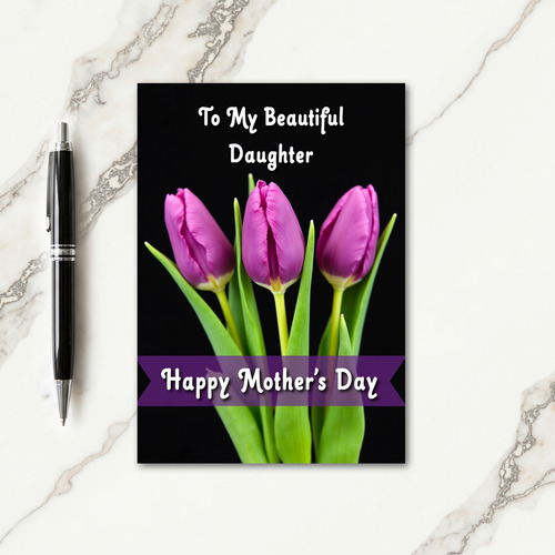 Daughters Mothers Day Bloom Card